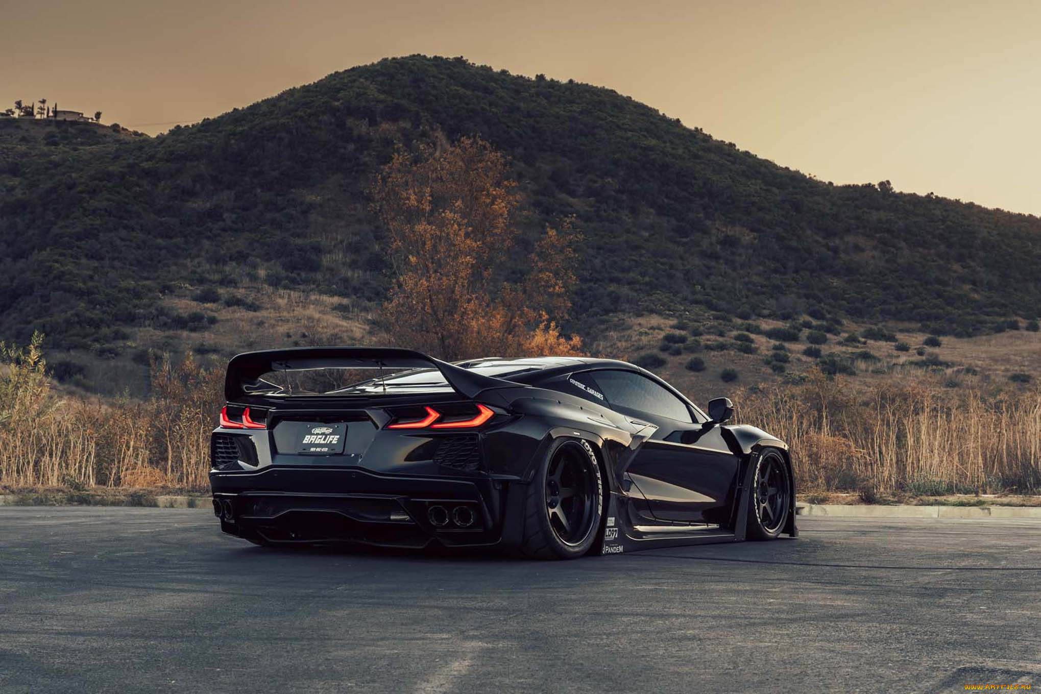 автомобили, corvette, pandem