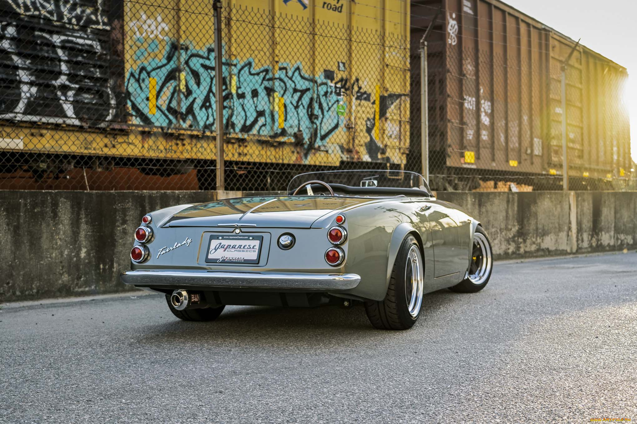 автомобили, 3д, datsun