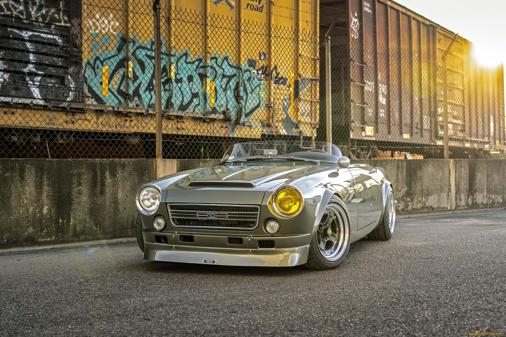 автомобили, 3д, datsun