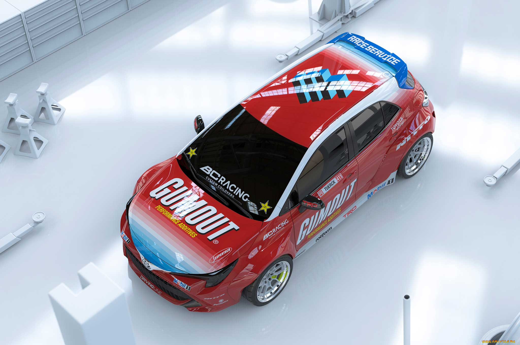 автомобили, 3д, toyota