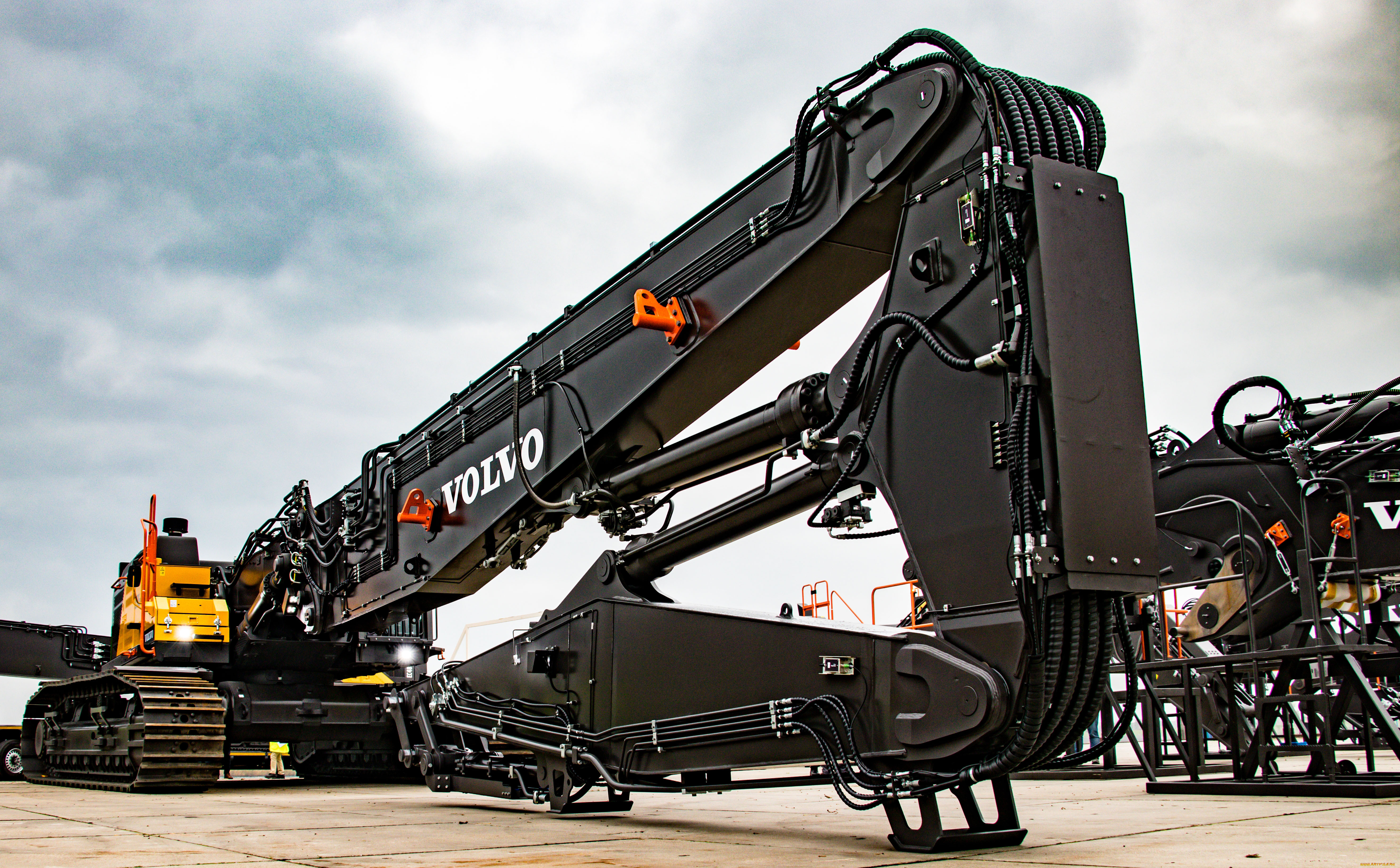 техника, экскаваторы, volvo