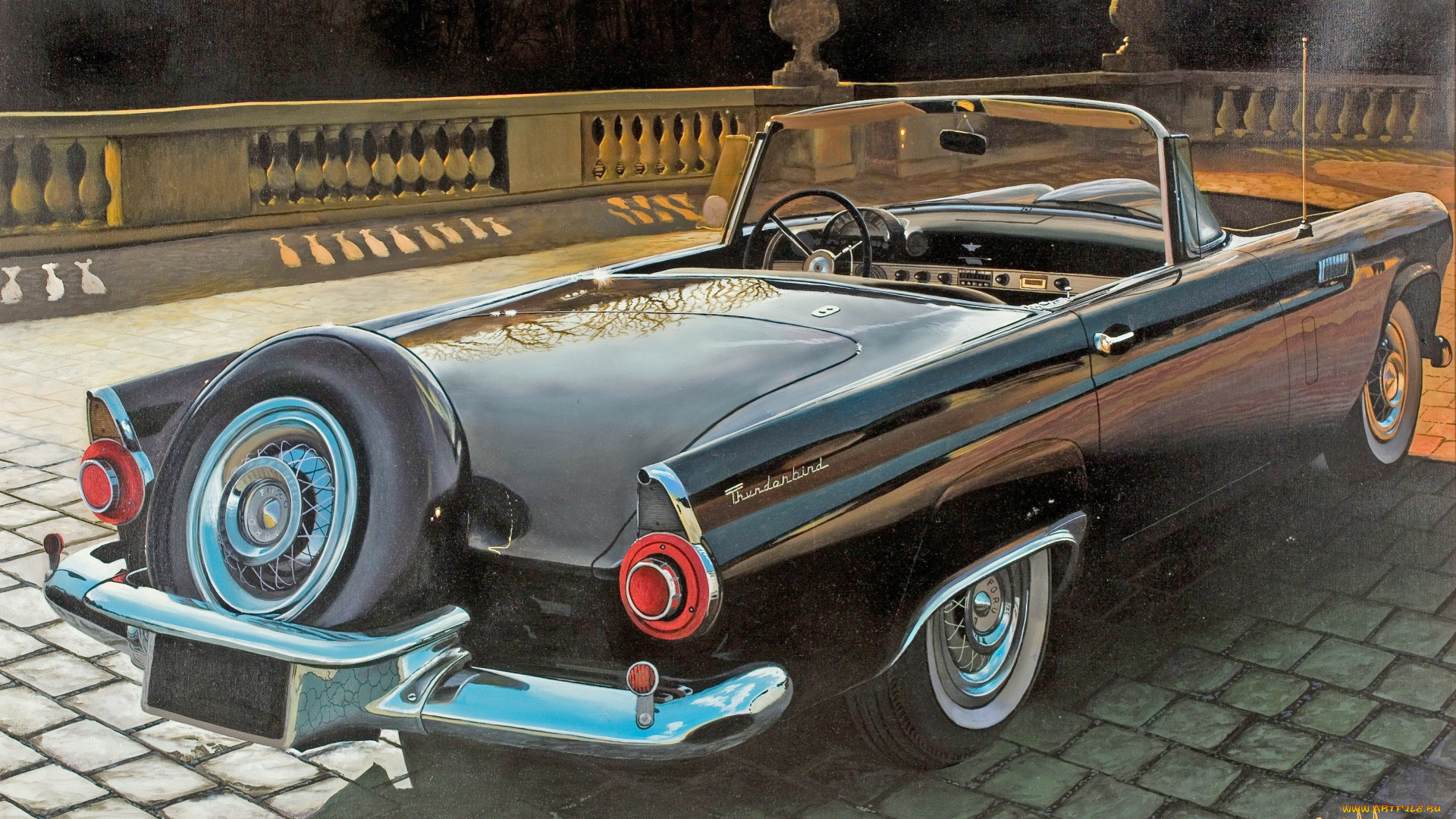 рисованное, авто, мото, машина, кабриолет, площадка