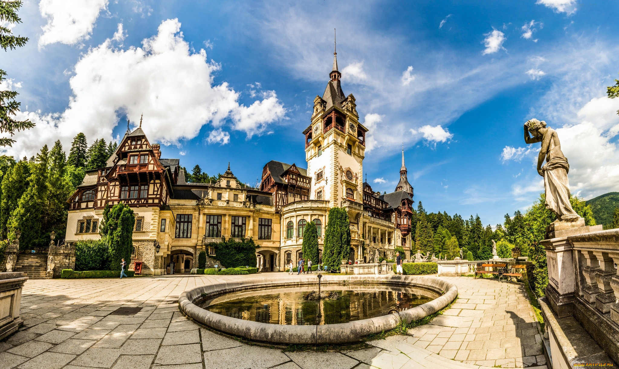 peles, castle, prahova, county, romania, города, замок, пелеш, , румыния, peles, castle, prahova, county