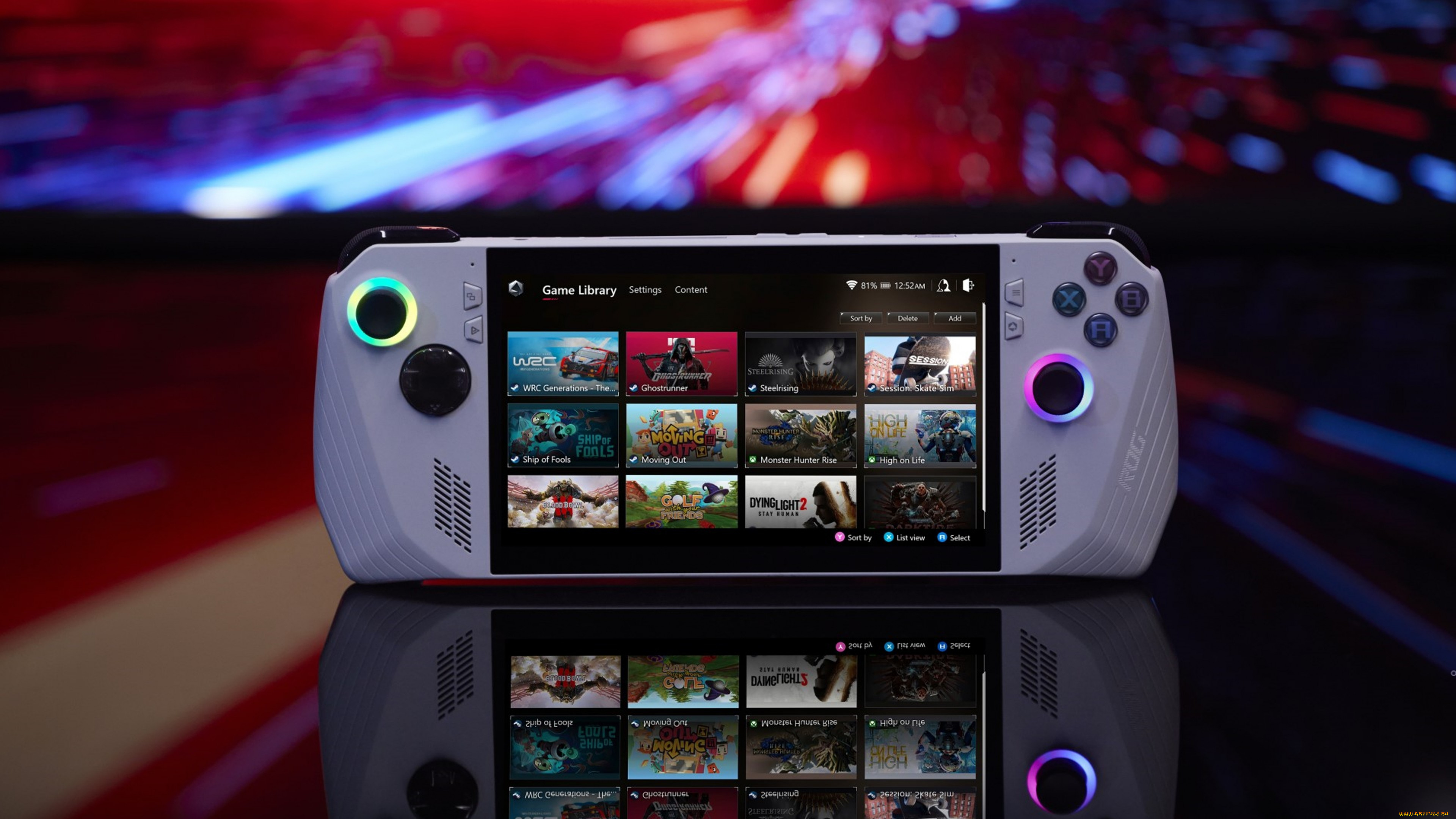 компьютеры, asus, игровая, консоль, rog, ally, console