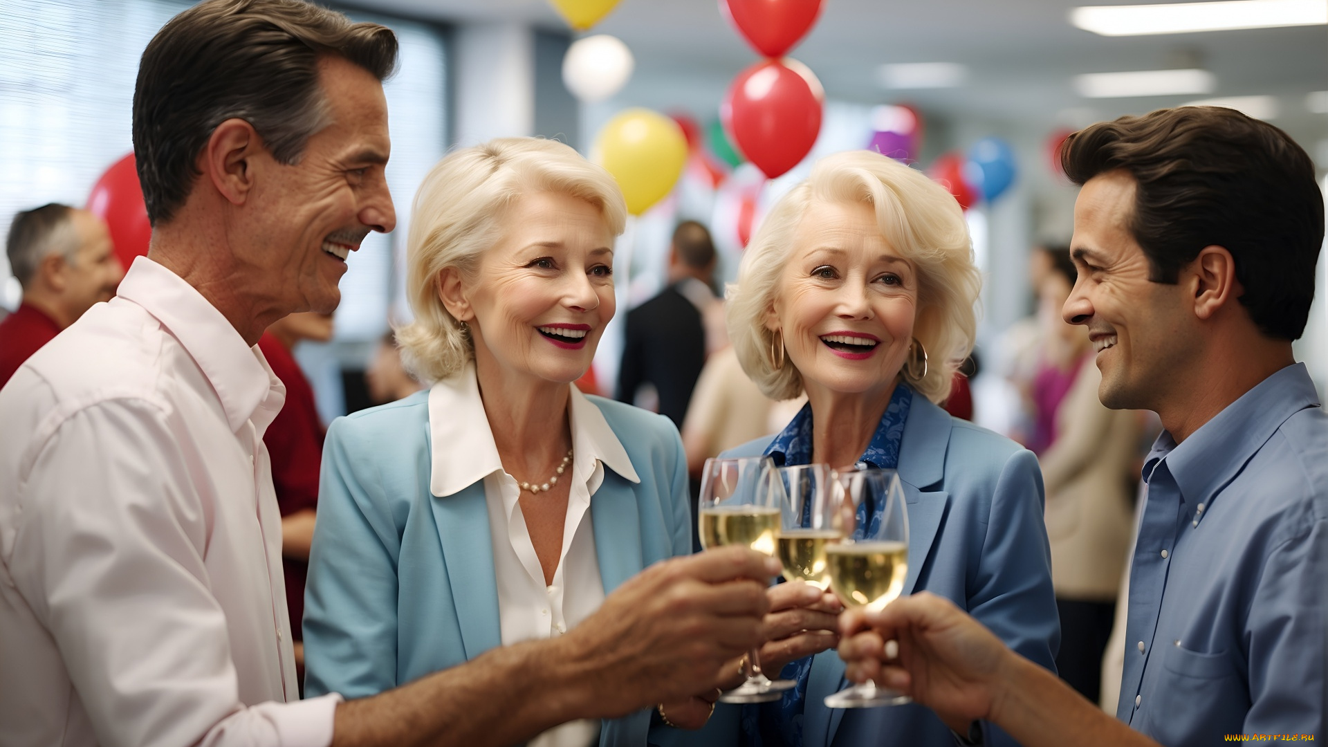 разное, люди, офис, праздник