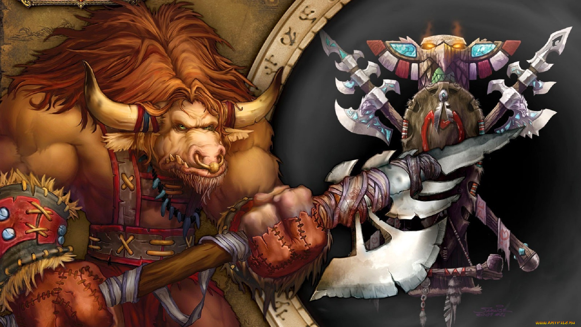 видео, игры, world, of, warcraft, персонаж, оружие