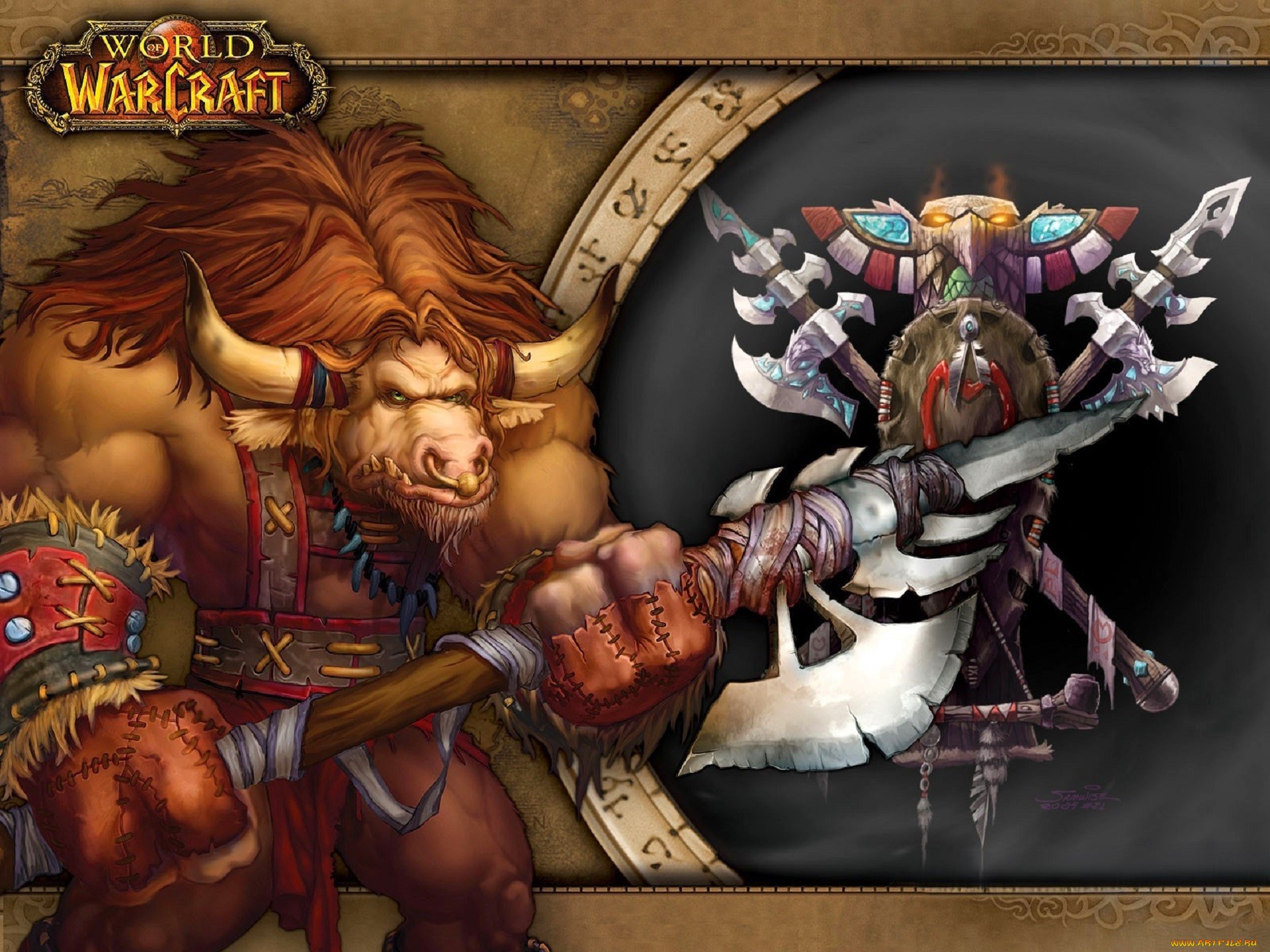 видео, игры, world, of, warcraft, персонаж, оружие