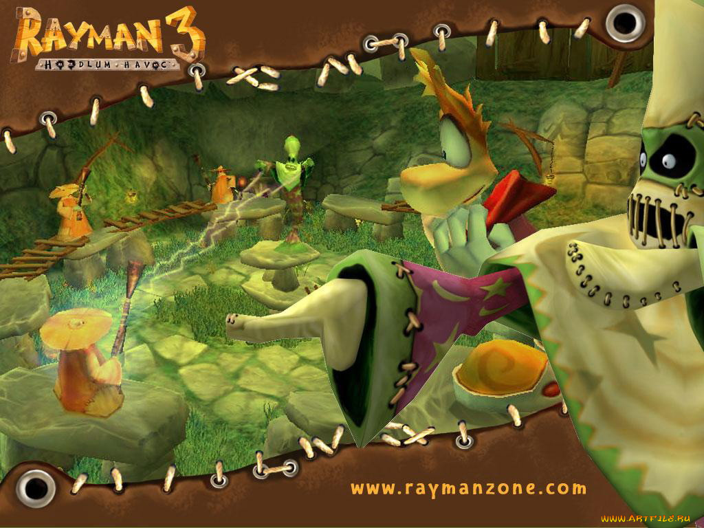 rayman, видео, игры, hoodlum, havoc