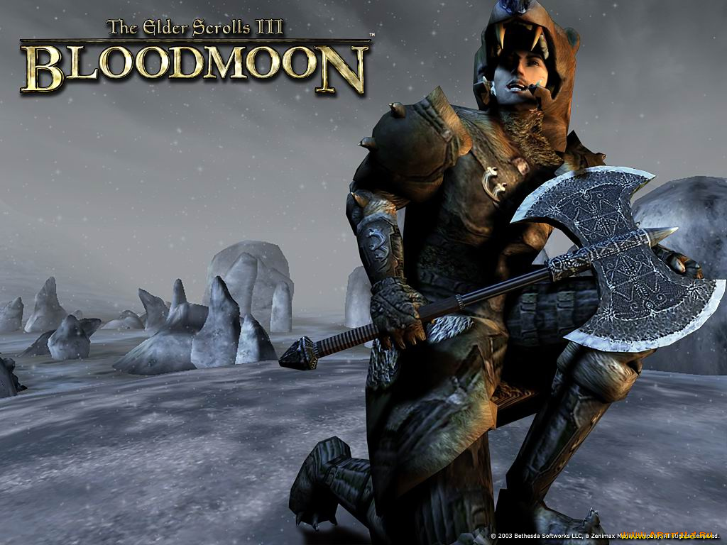 the, elder, scrolls, iii, bloodmoon, видео, игры