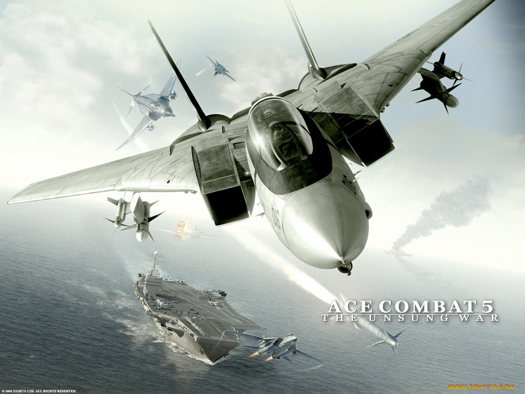 видео, игры, ace, combat, the, unsung, war
