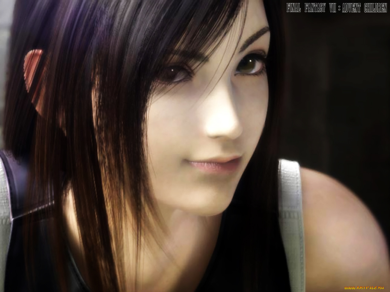 видео, игры, final, fantasy, vii, advent, children
