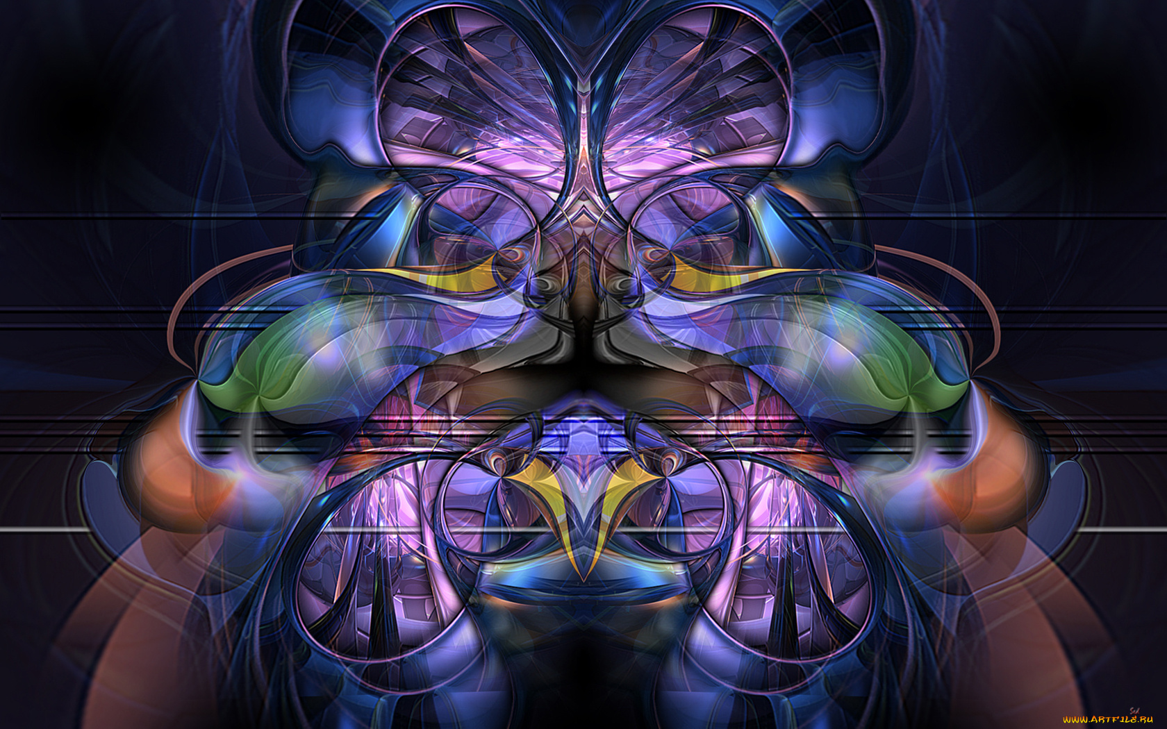 3д, графика, fractal, фракталы