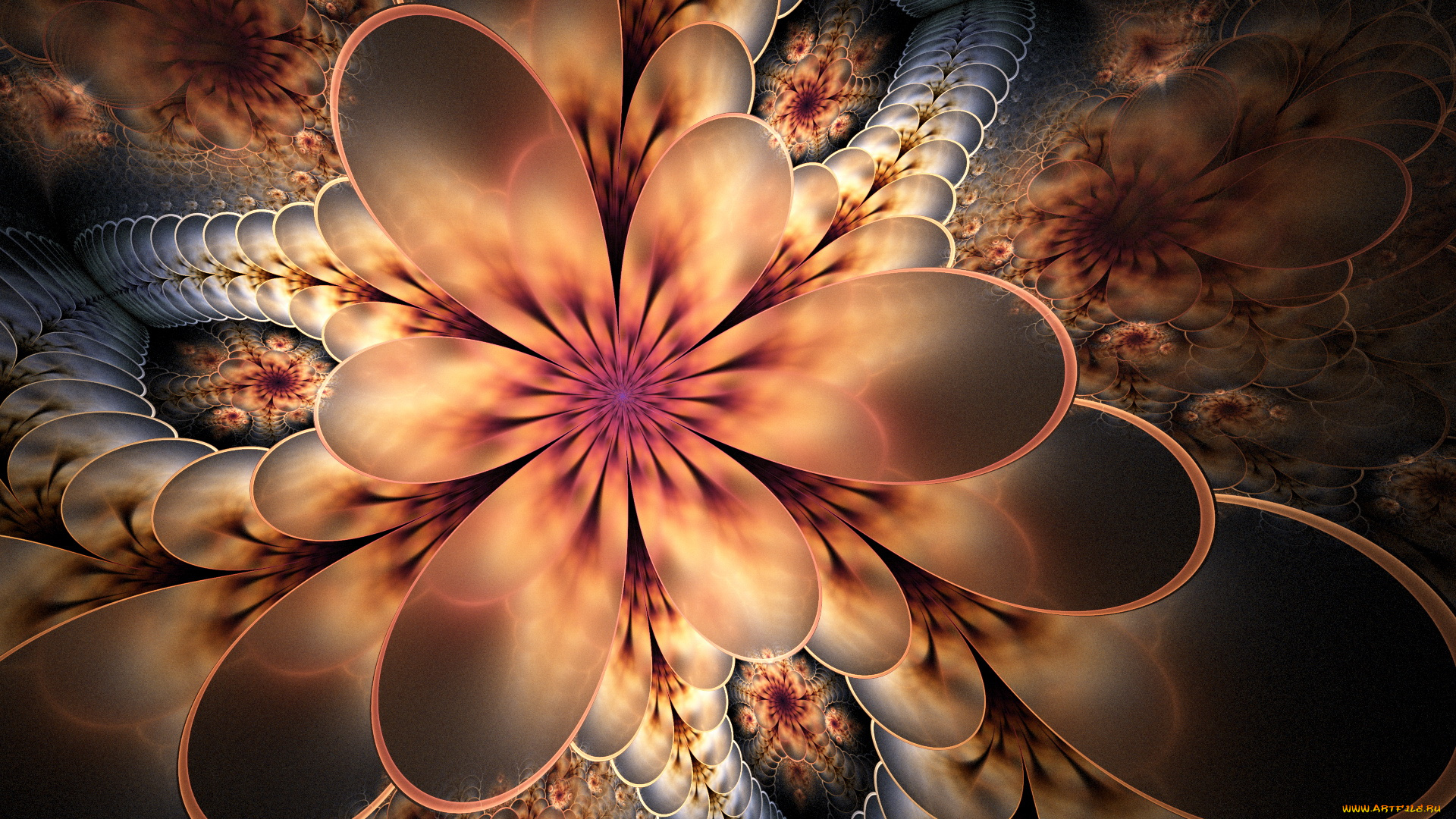 3д, графика, fractal, фракталы