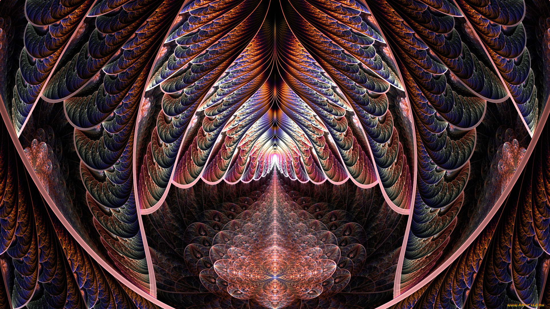 3д, графика, fractal, фракталы