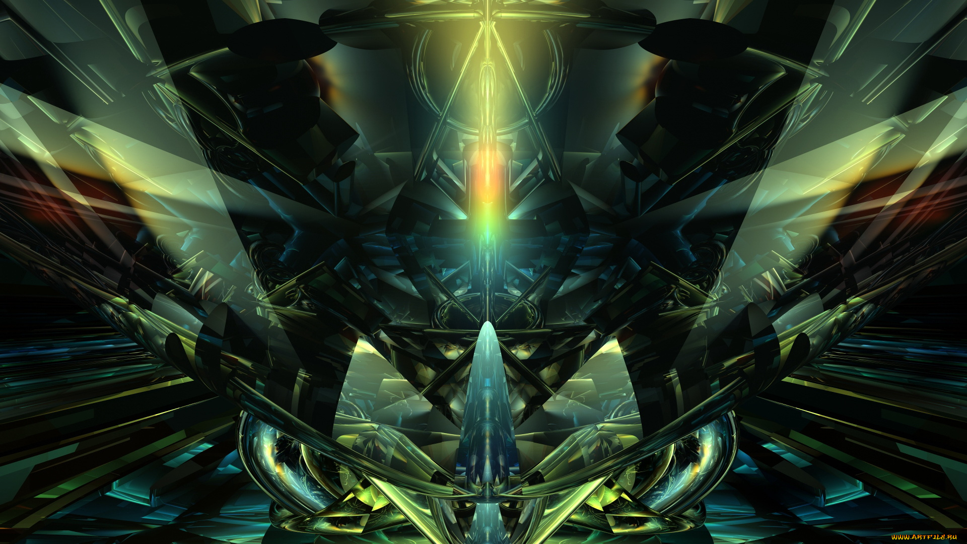 3д, графика, fractal, фракталы, абстракции