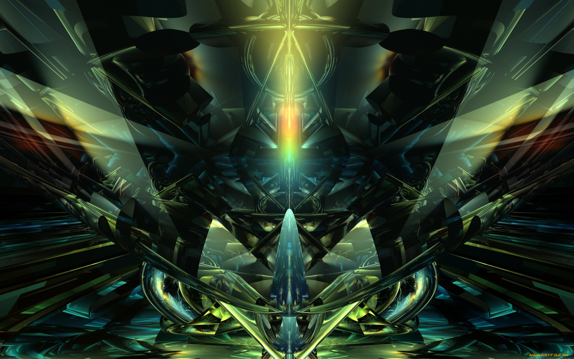 3д, графика, fractal, фракталы, абстракции