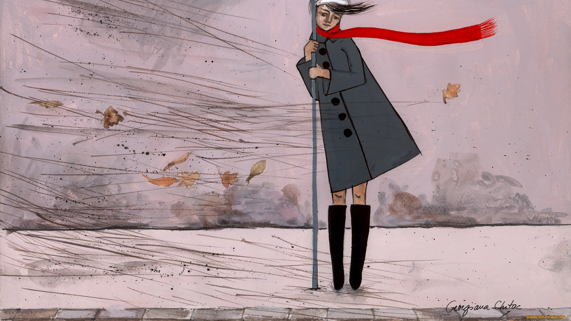 рисованные, georgiana, chitac,