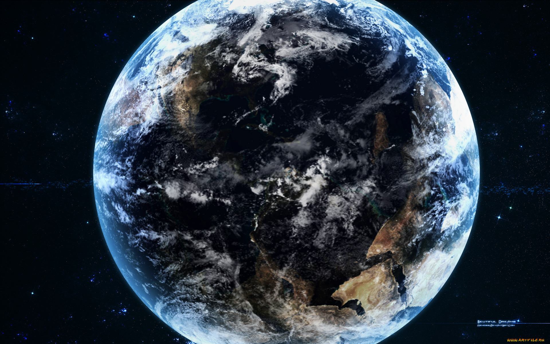 космос, земля, планета