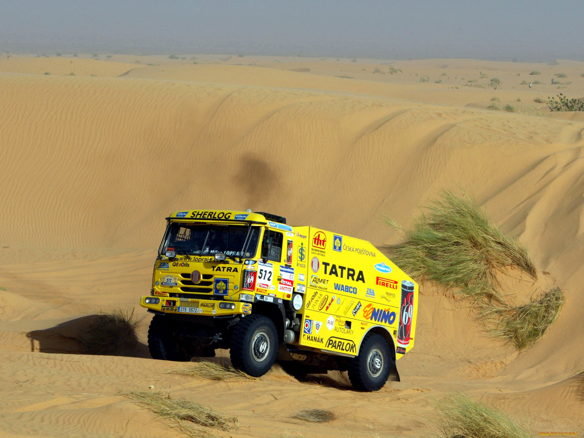 спорт, авторалли, Чехия, пустыня, боллид, грузовик, т815, татра