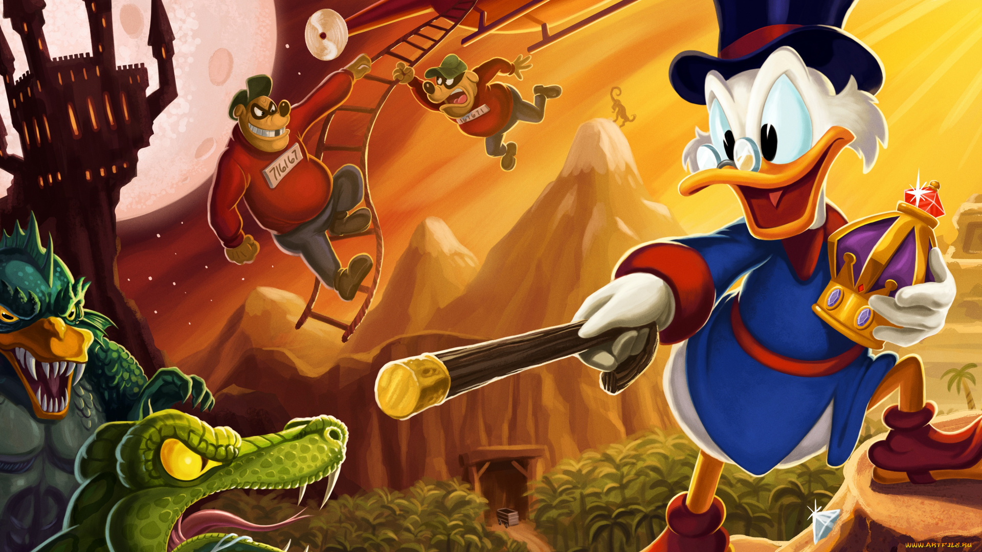 мультфильмы, ducktales, утиные, истории