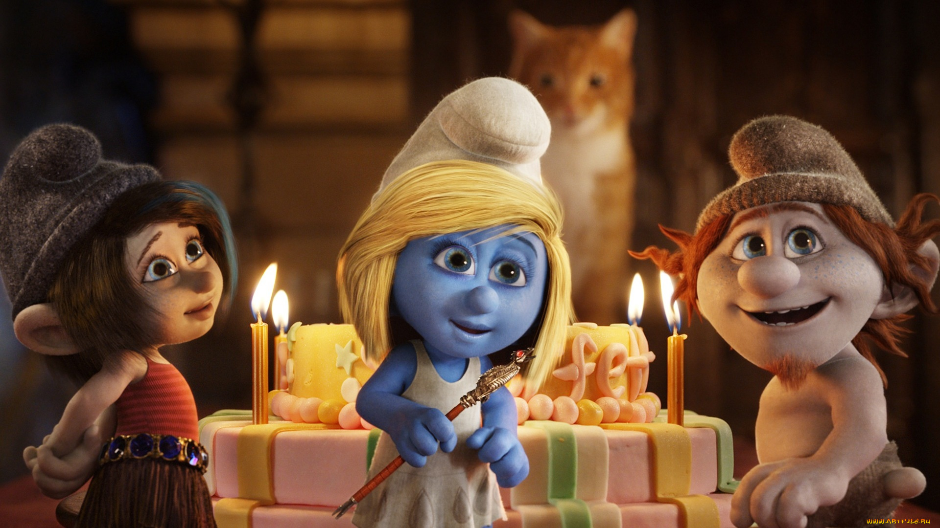 мультфильмы, the, smurfs, , 2