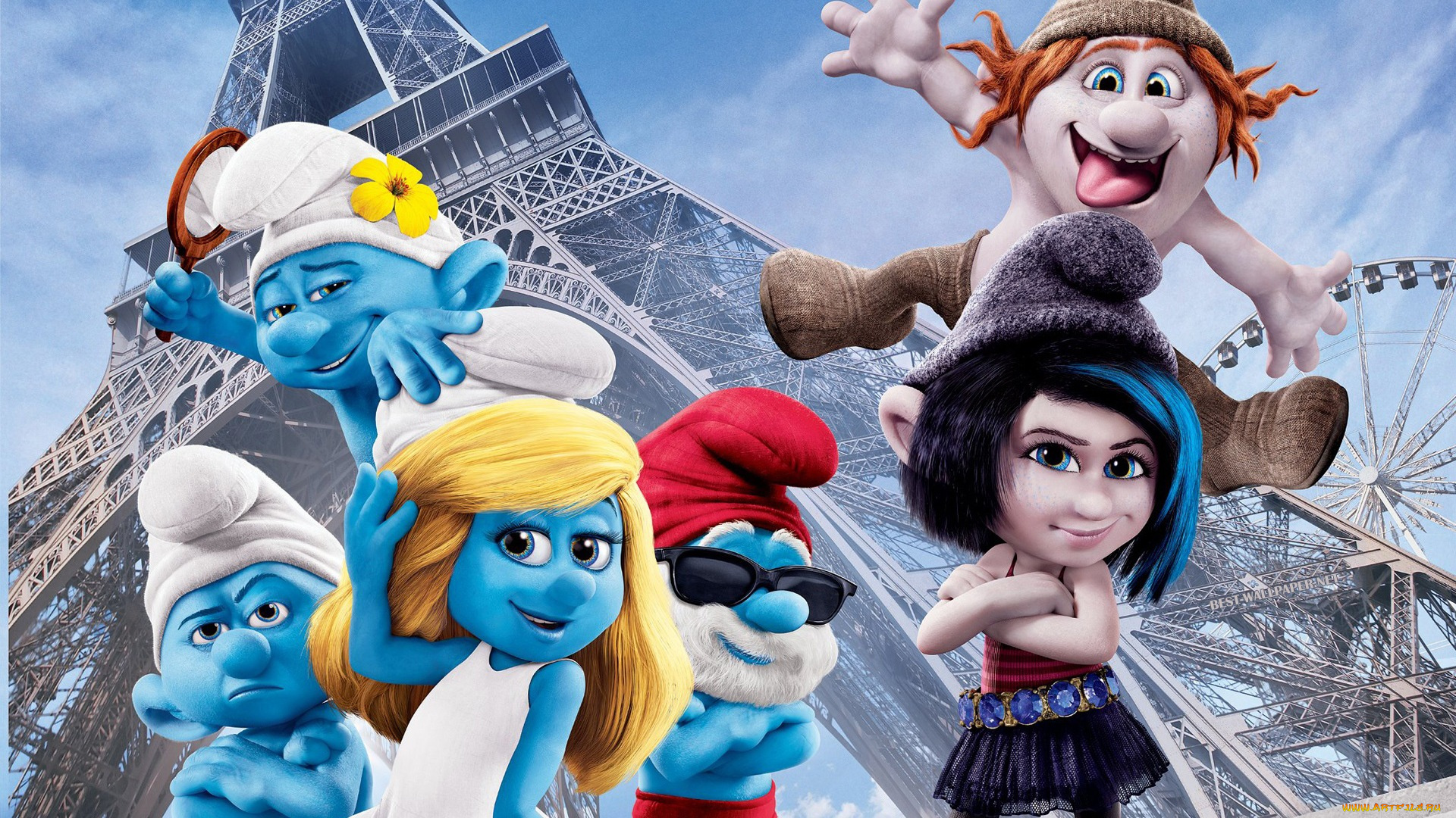 мультфильмы, the, smurfs, , 2