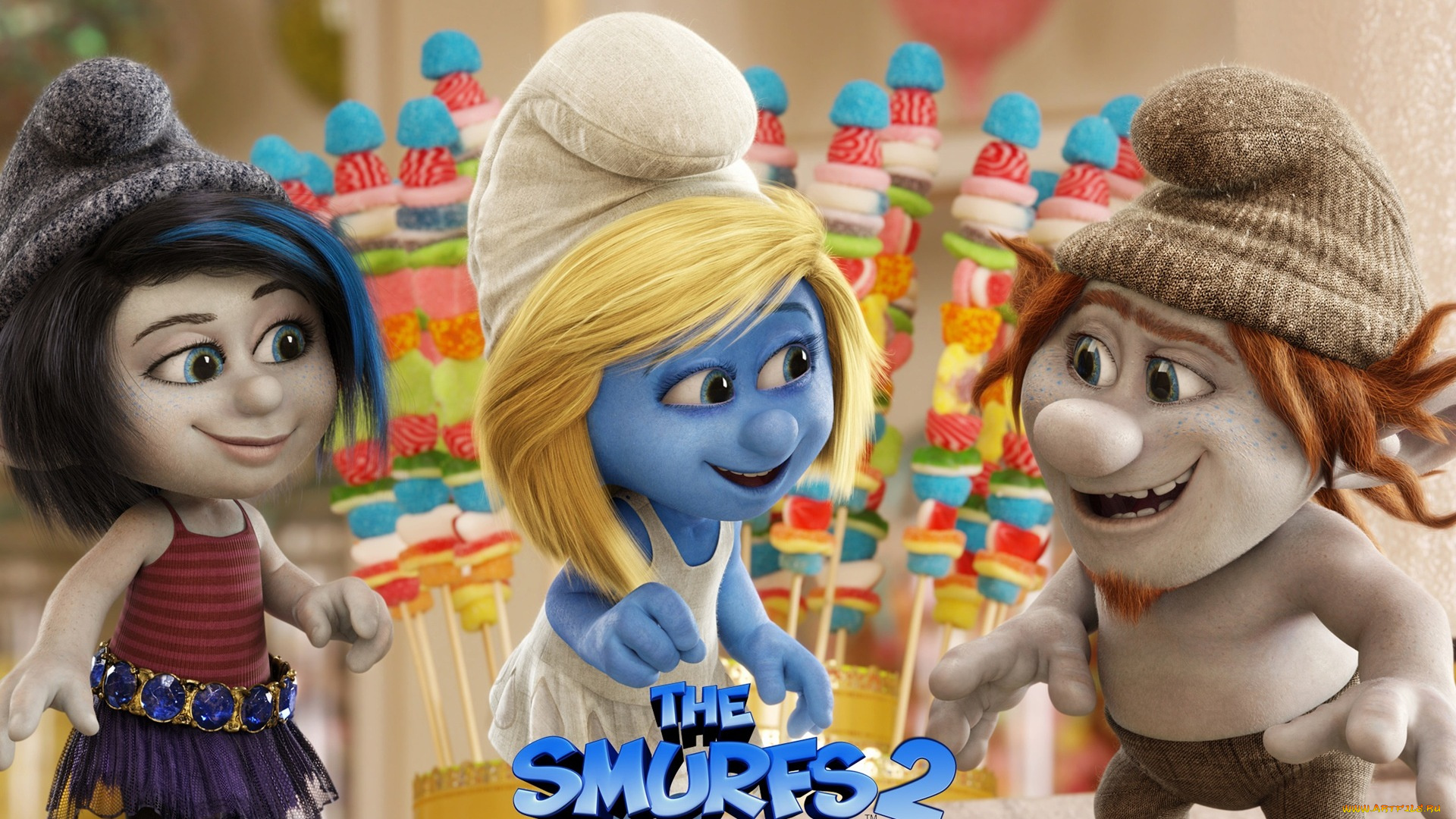 мультфильмы, the, smurfs, , 2