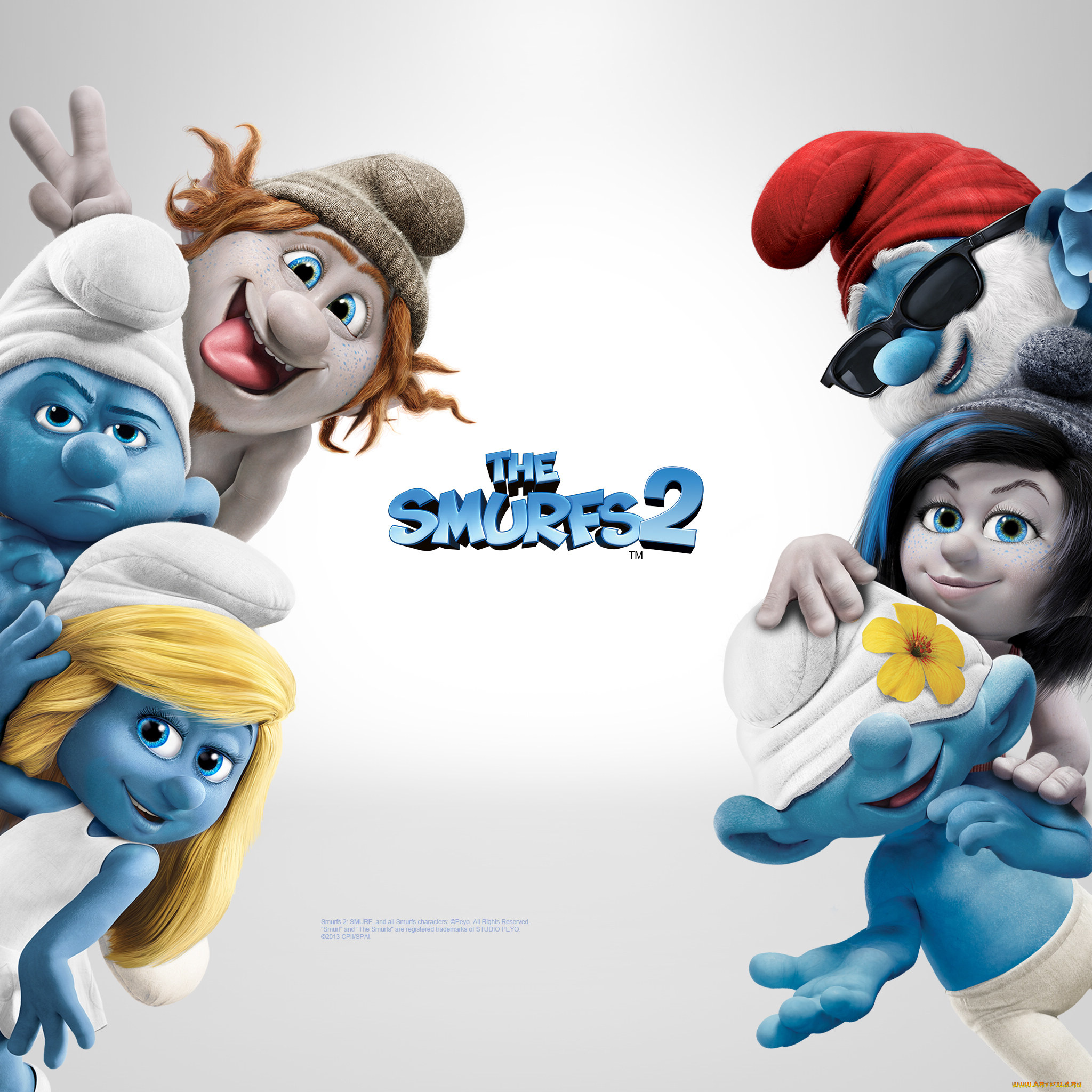 мультфильмы, the, smurfs, 2