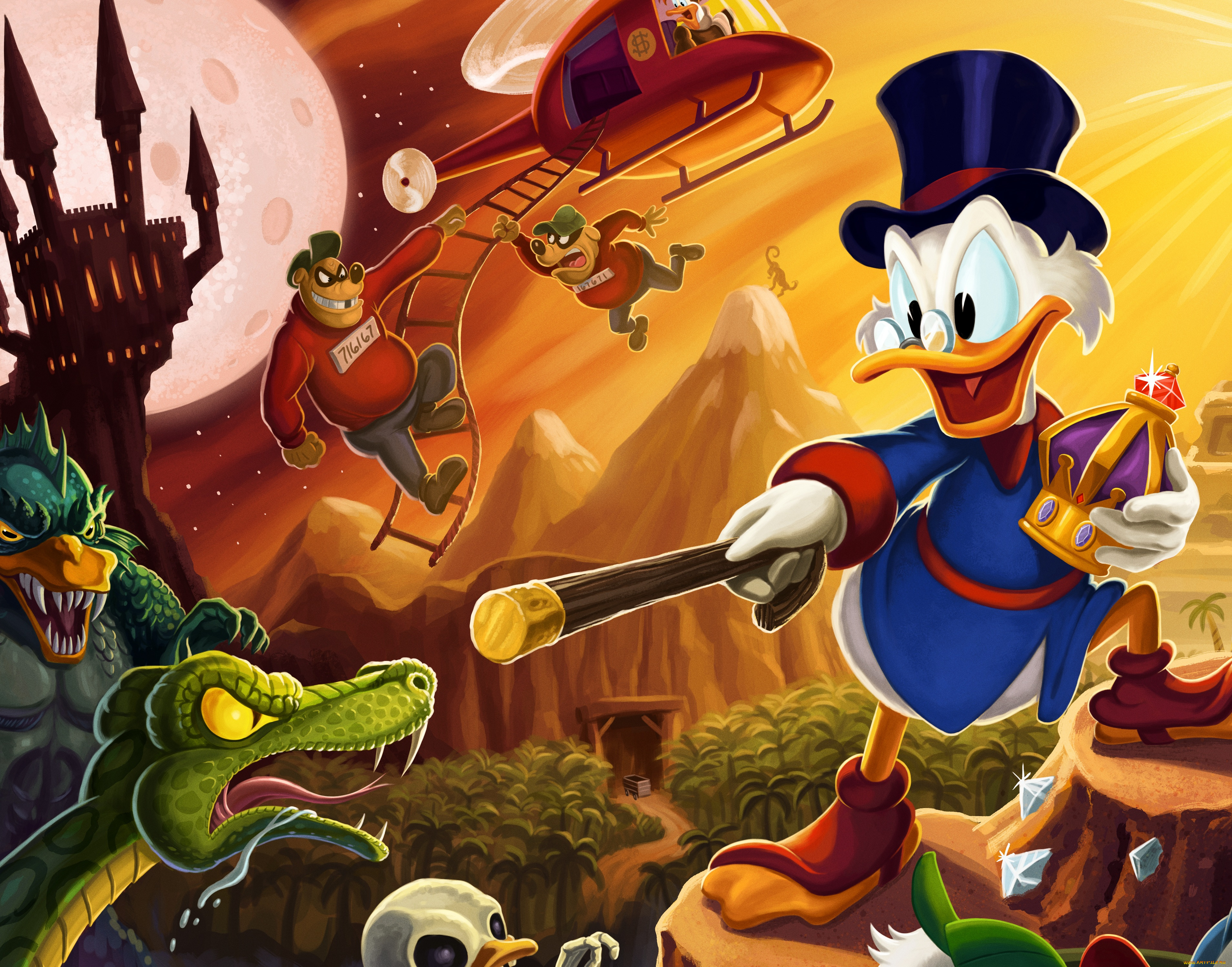мультфильмы, ducktales, утиные, истории