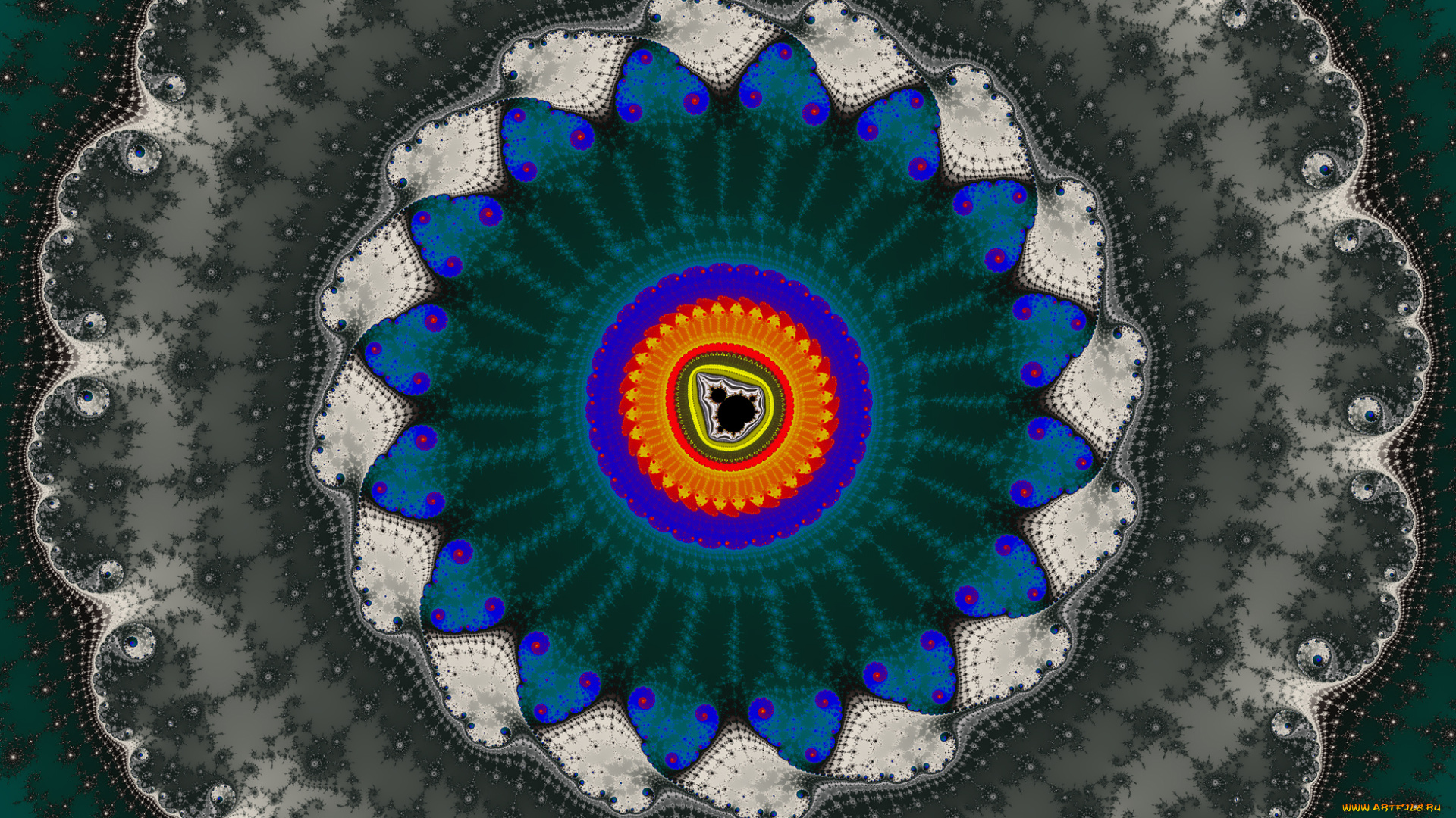 3д, графика, фракталы, , fractal, фон, узор, цвета