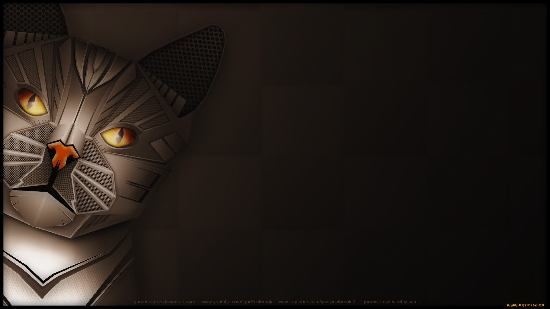 рисованные, минимализм, кот