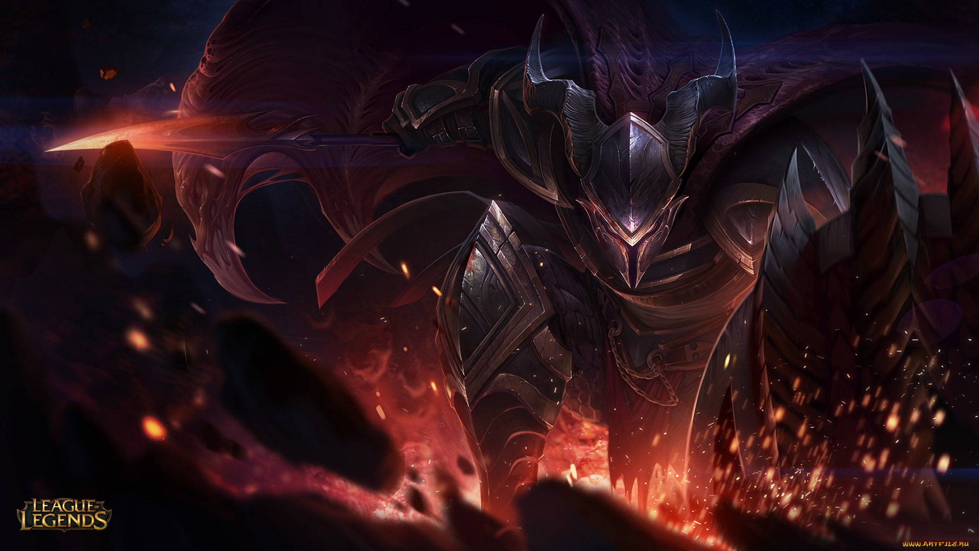 видео, игры, league, of, legends, моба, league, of, legends, убийца, драконов, пантеон