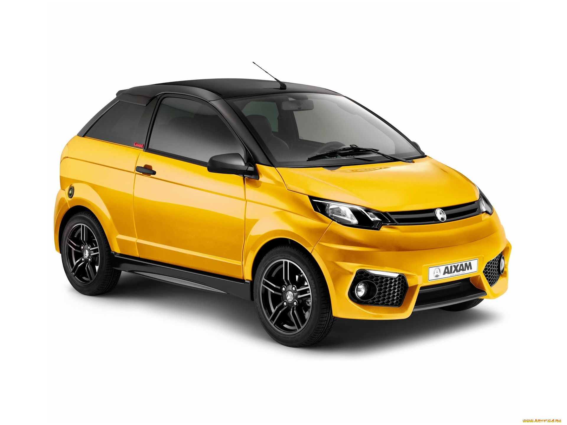 автомобили, -unsort, coupе, gti, aixam, желтый, 2014г