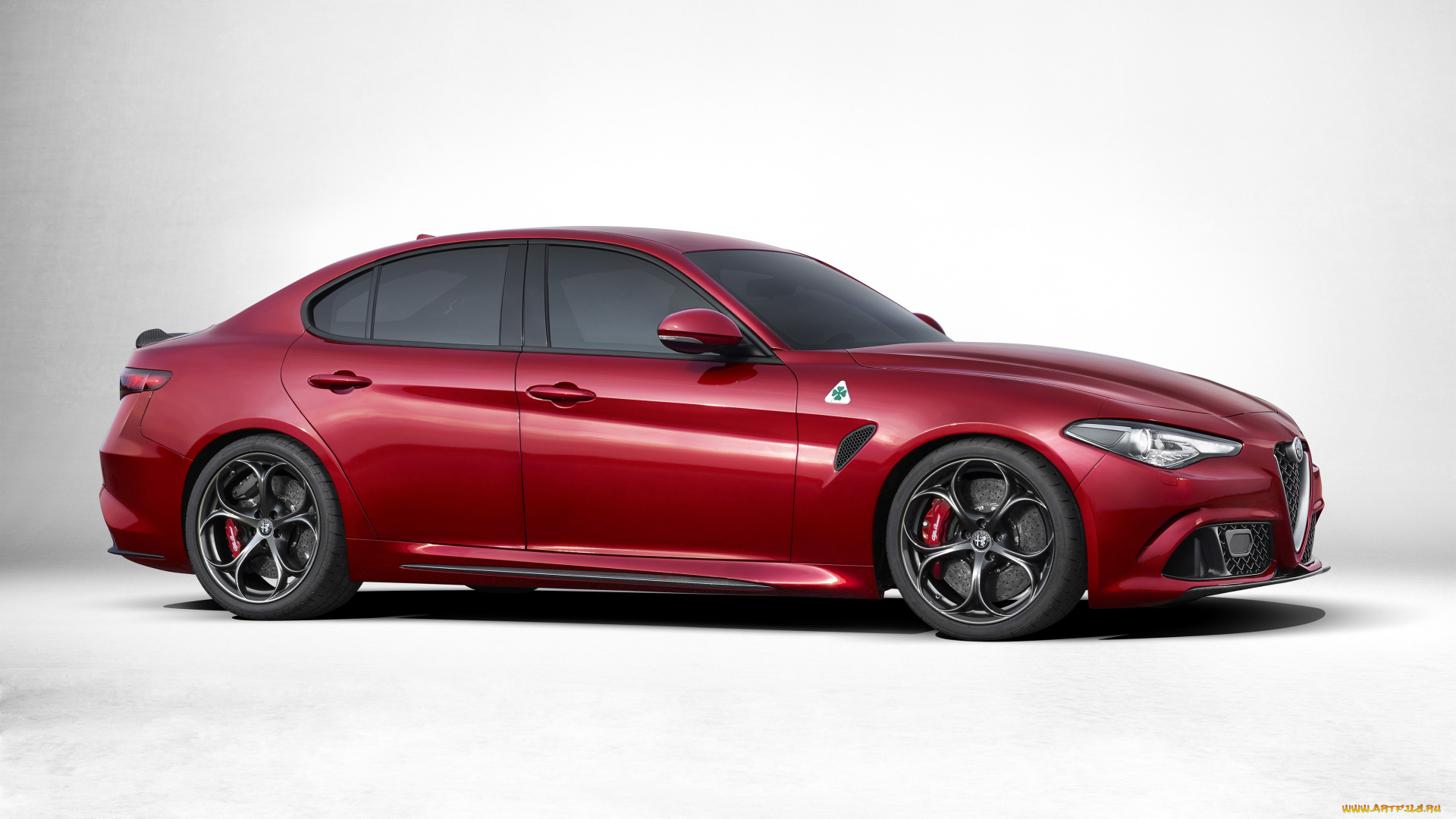 автомобили, alfa, romeo, alfa, romeo, giulia, quadrifoglio, 952, 2016г, красный