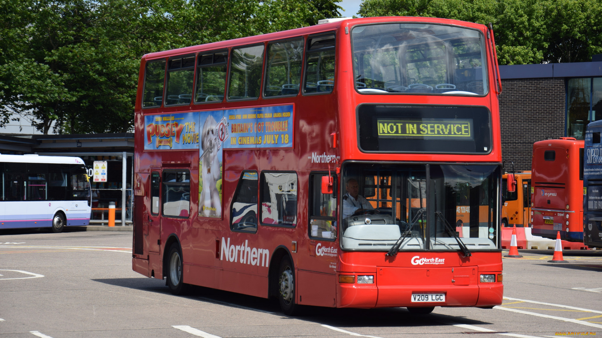 автомобили, автобусы, пассажирский, транспорт