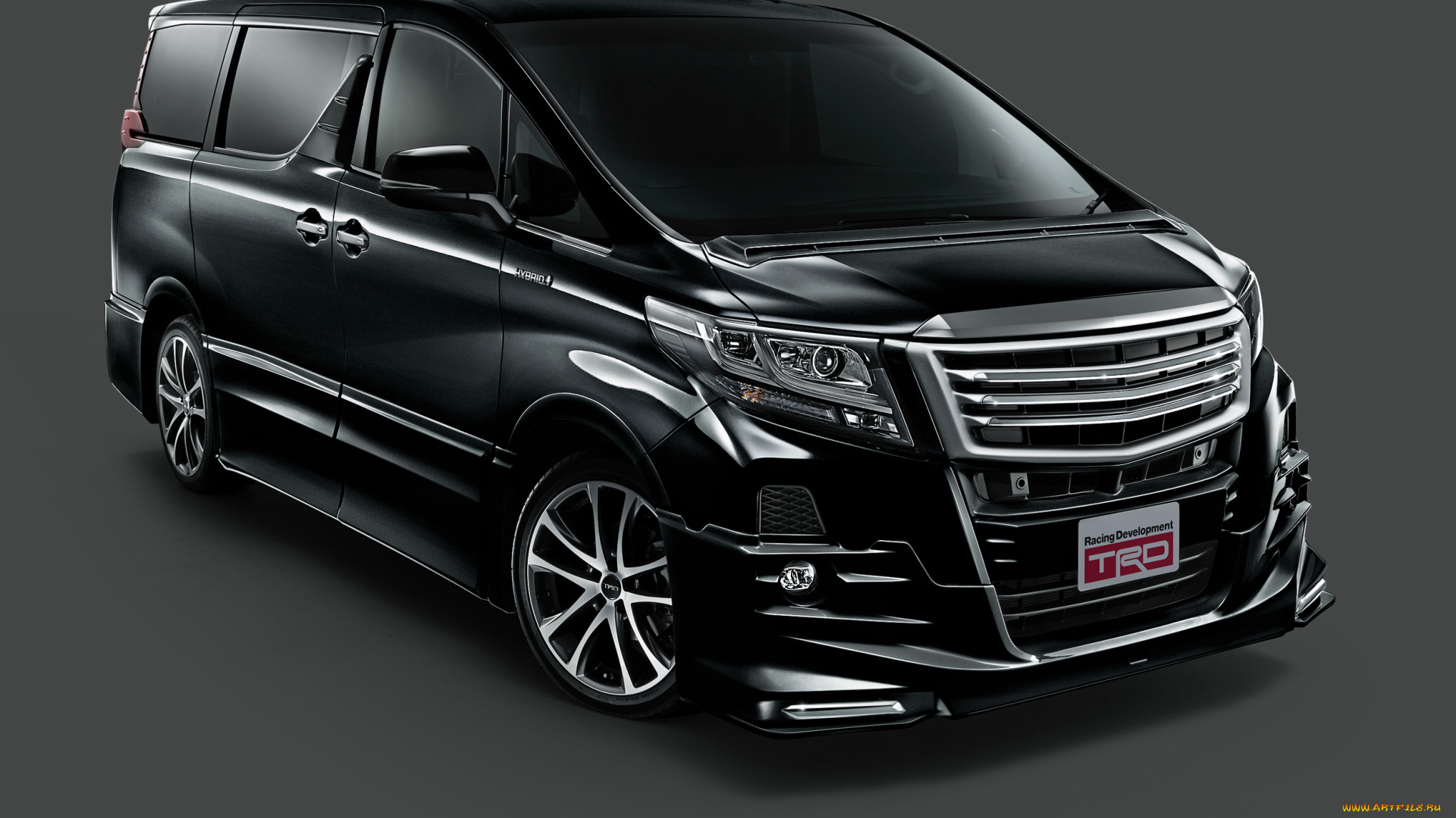 автомобили, toyota, trd, alphard, hybrid, 2015г, темный