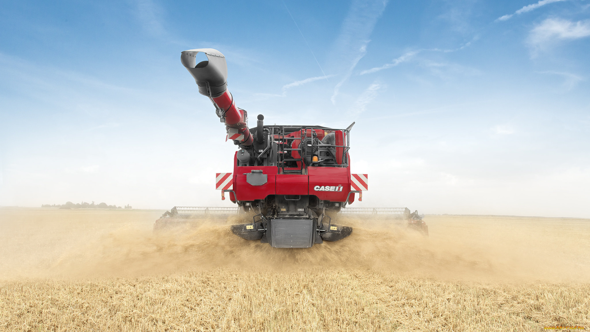 техника, комбайны, поле, уборочная, комбайн