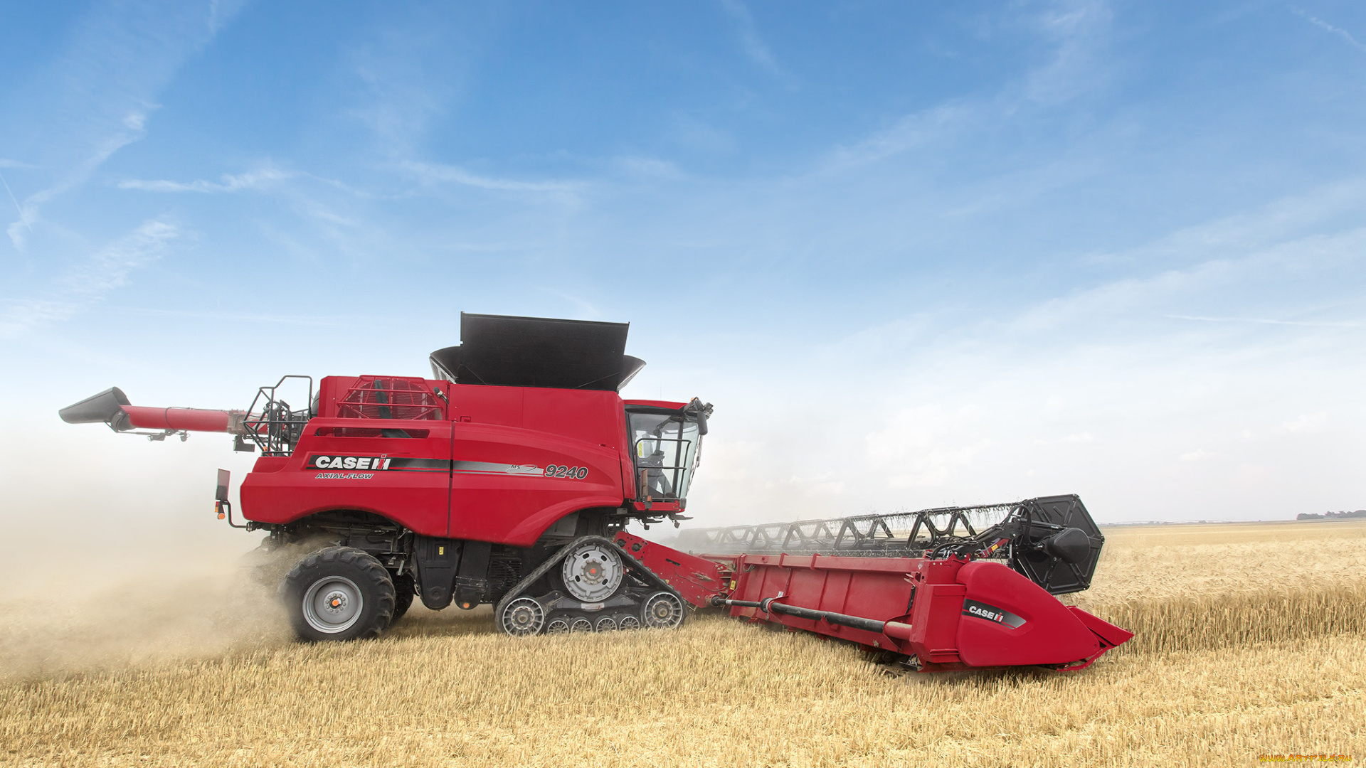 техника, комбайны, поле, уборочная, комбайн