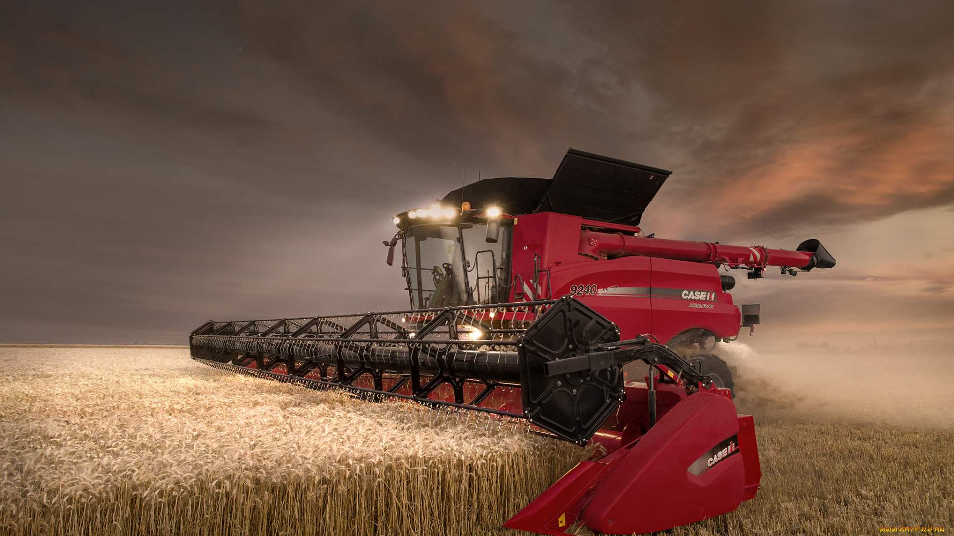 техника, комбайны, уборочная, комбайн, поле