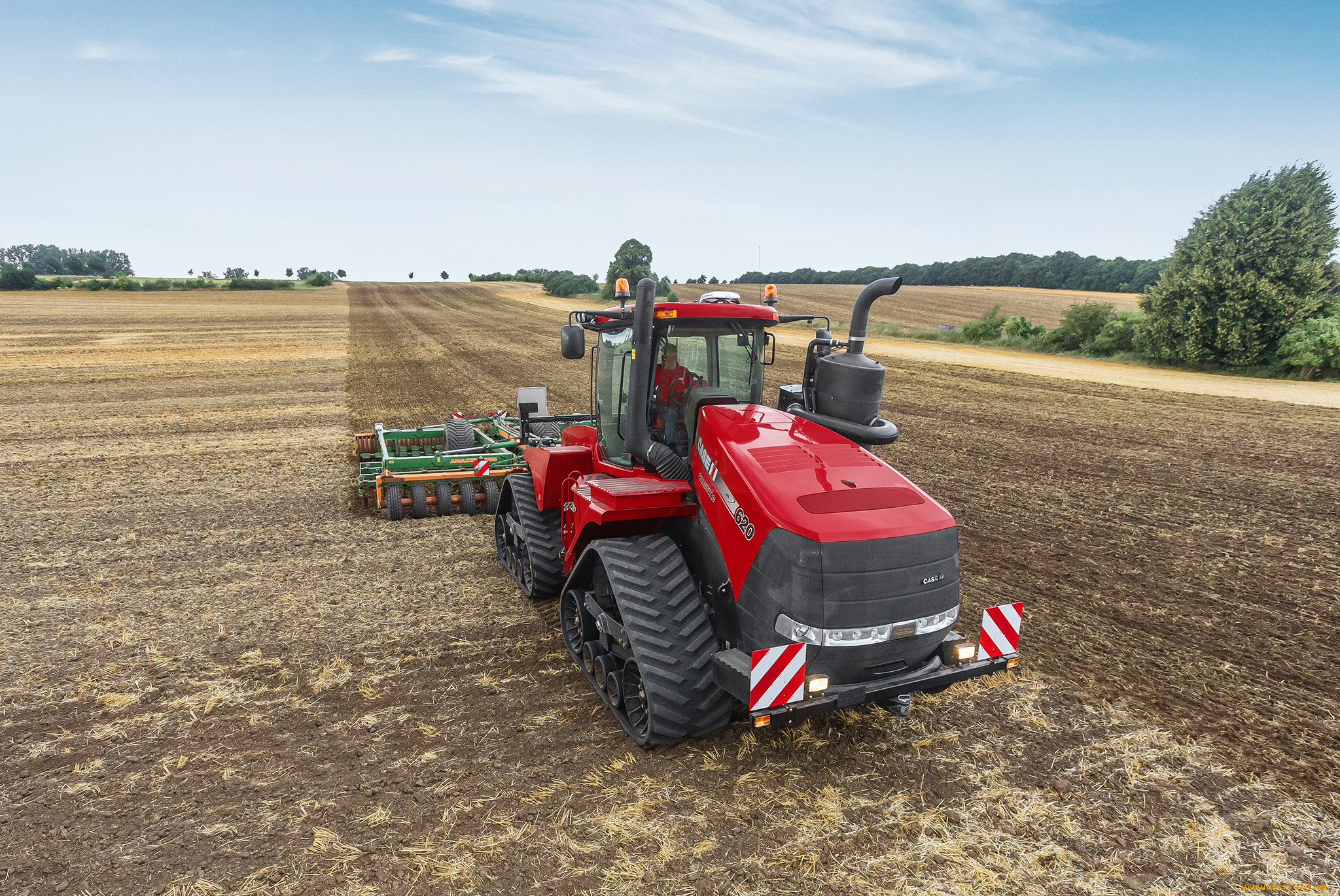 техника, тракторы, на, гусенецах, трактор, гусеничный, тяжелый