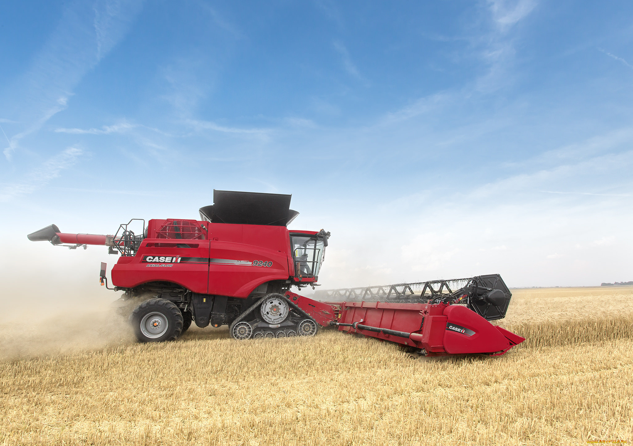 техника, комбайны, поле, уборочная, комбайн