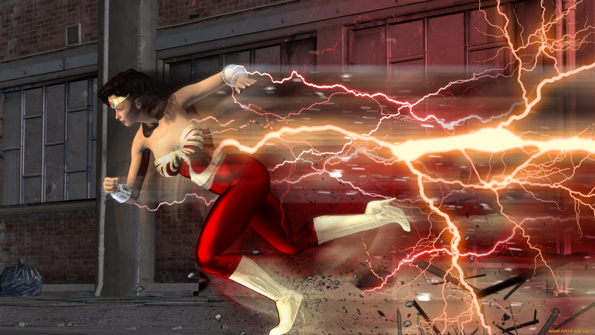 3д, графика, фантазия, , fantasy, девушка, фон, взгляд