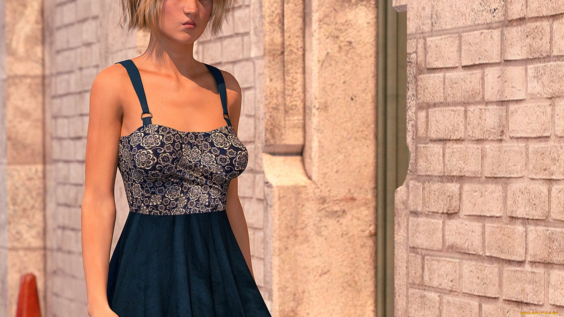 3д, графика, люди, , people, фон, взгляд, девушка