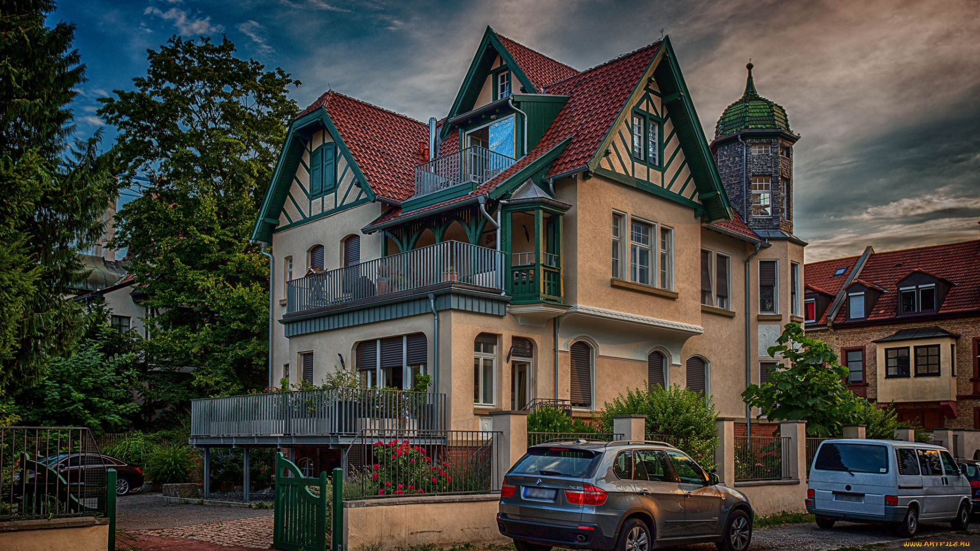 города, -, здания, , дома, дом, загородный