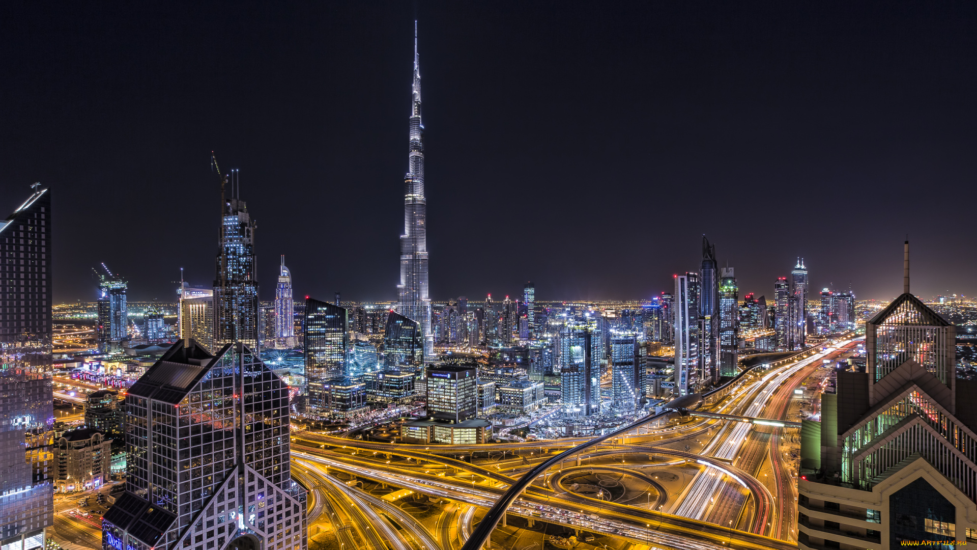 города, дубай, , оаэ, дома, город