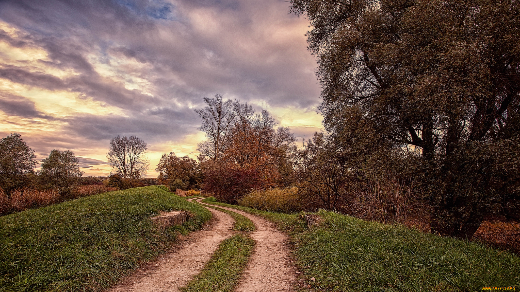 природа, дороги, скалы