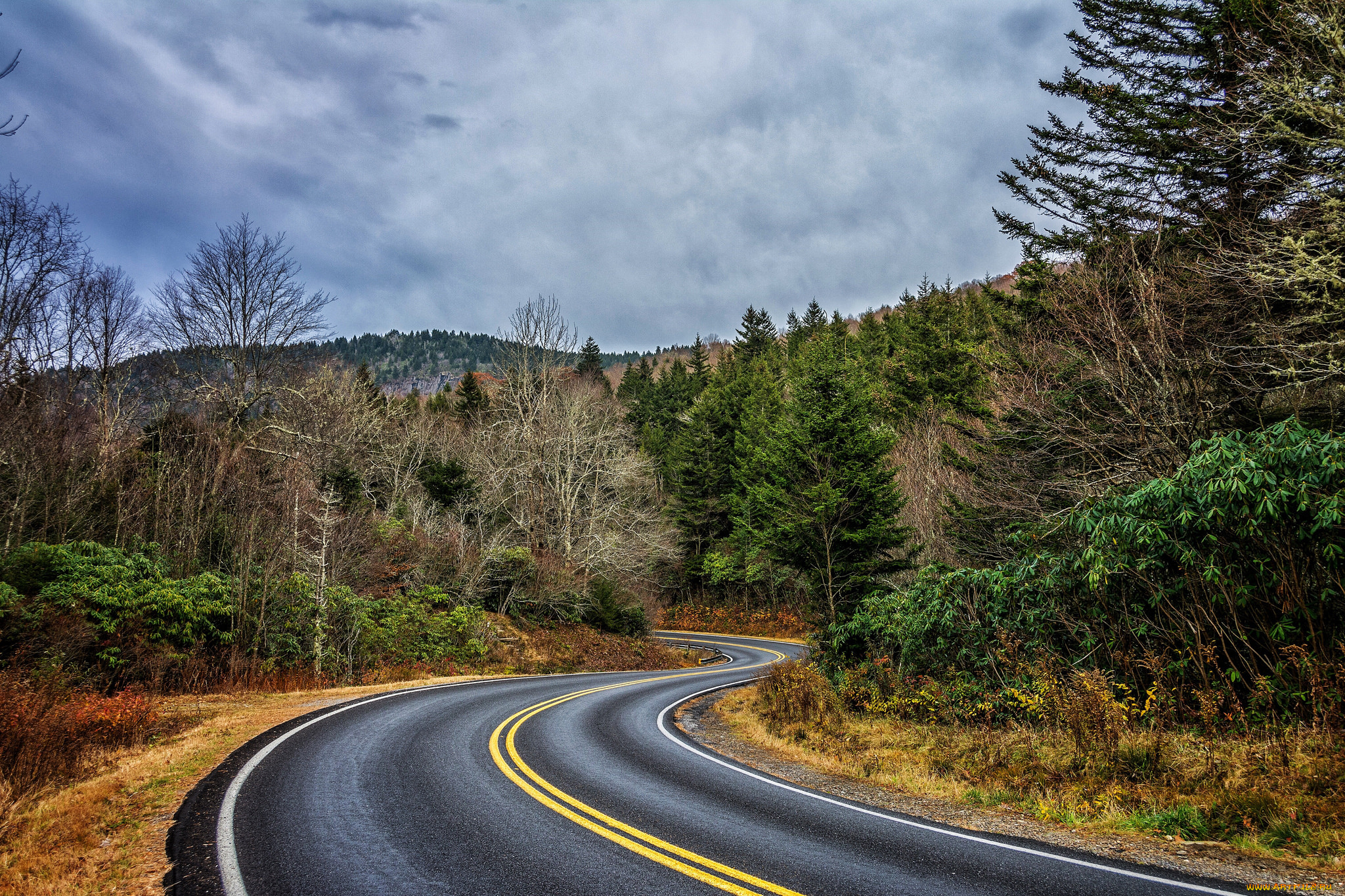 природа, дороги, скалы