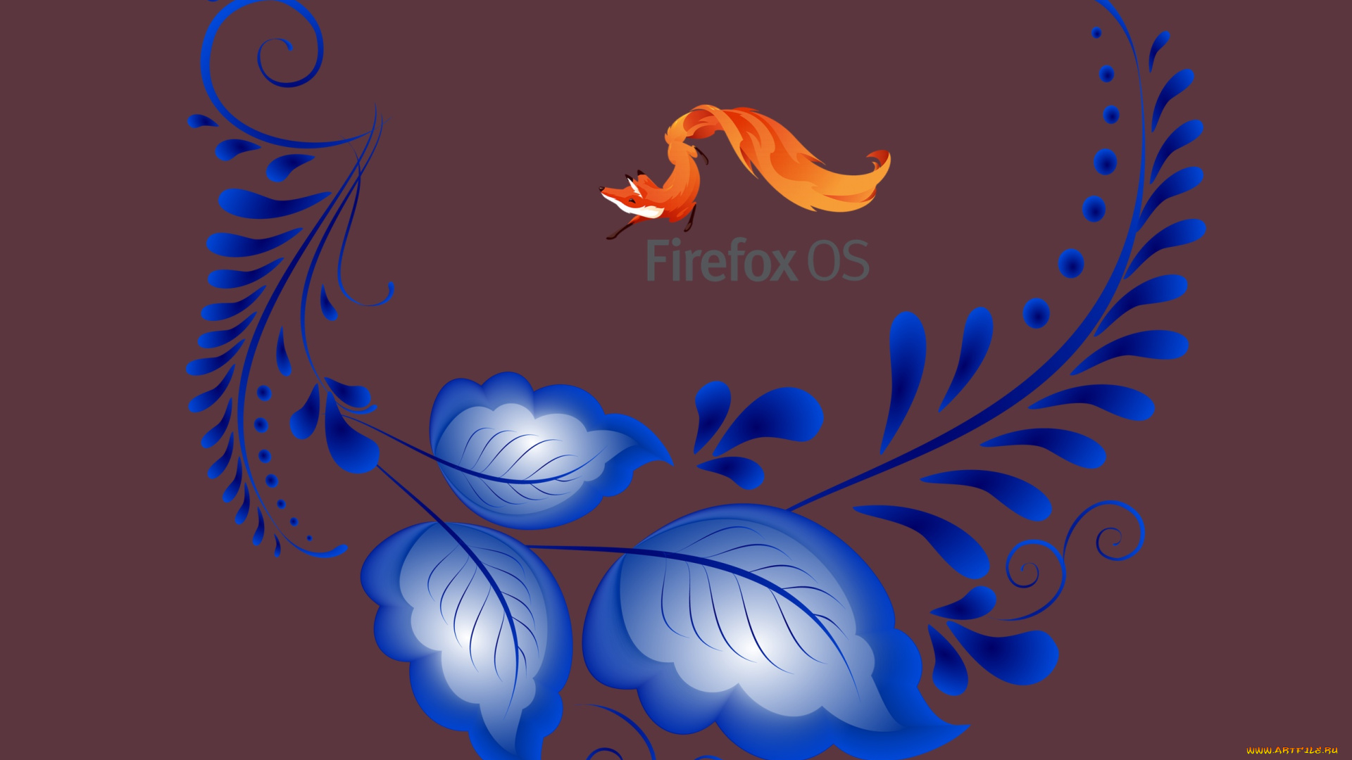 компьютеры, mozilla, firefox, логотип, фон