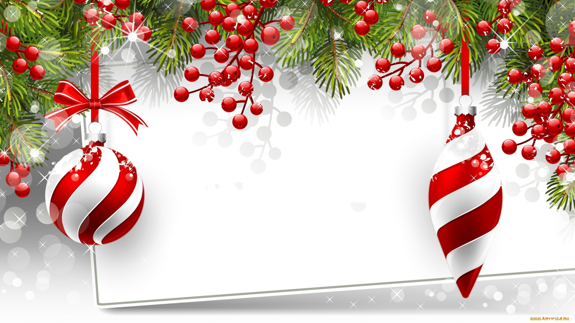 праздничные, 3д, графика, , новый, год, игрушки, ветки