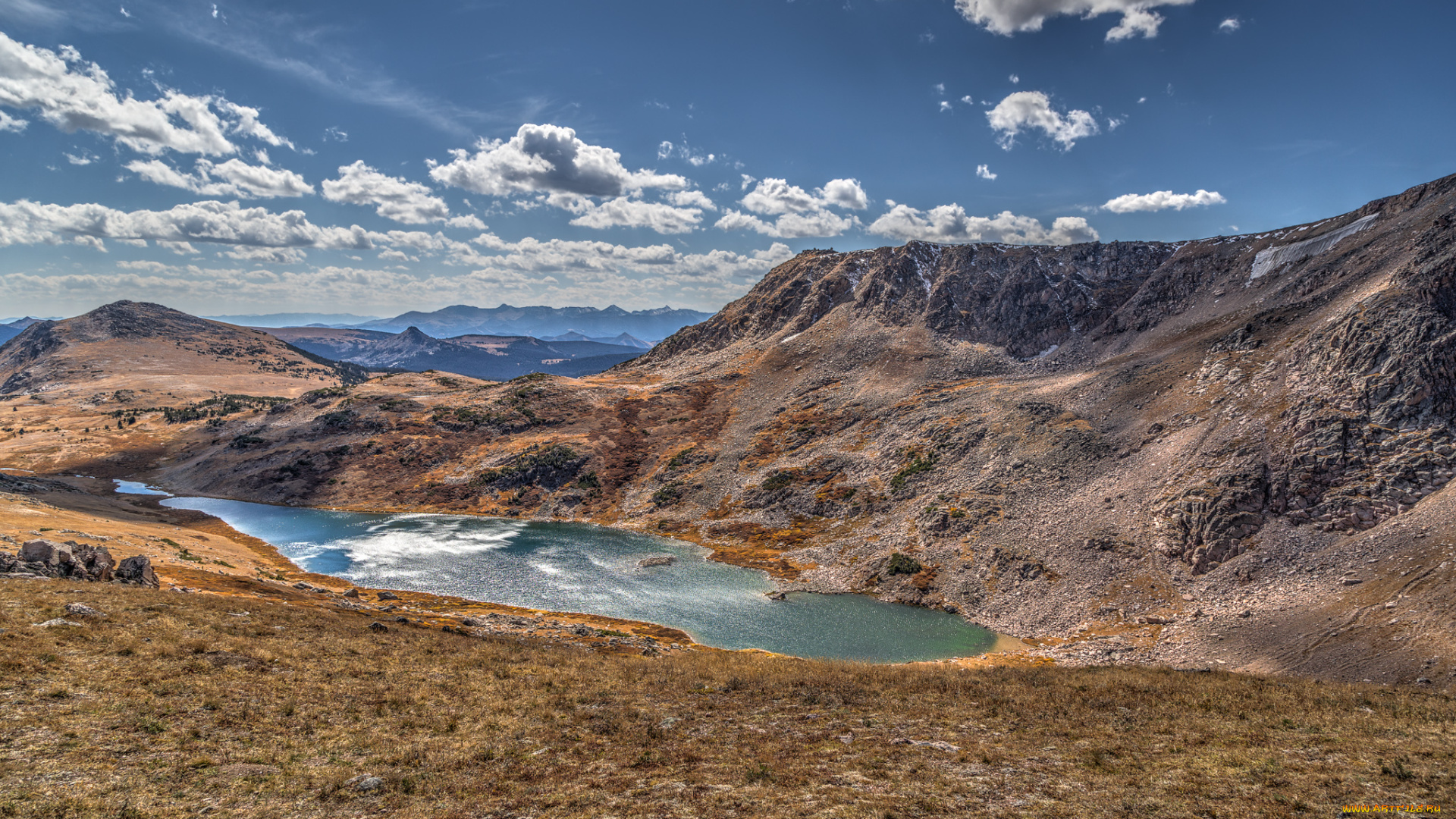 природа, горы, простор